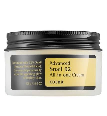COSRX Advanced Snail 92 All In One Cream 100g For Men and Women