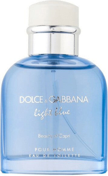 DOLCE & GABBANA Light Blue Pour Homme Beauty of Capri Eau de Toilette 75ml For Men – Citrus Woody Fragrance with Citron, Sicilian Bergamot & Vetiver Dolce & Gabbana Ambient Beauty