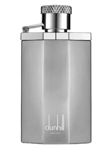 Dunhill perfume bottle on a black background
