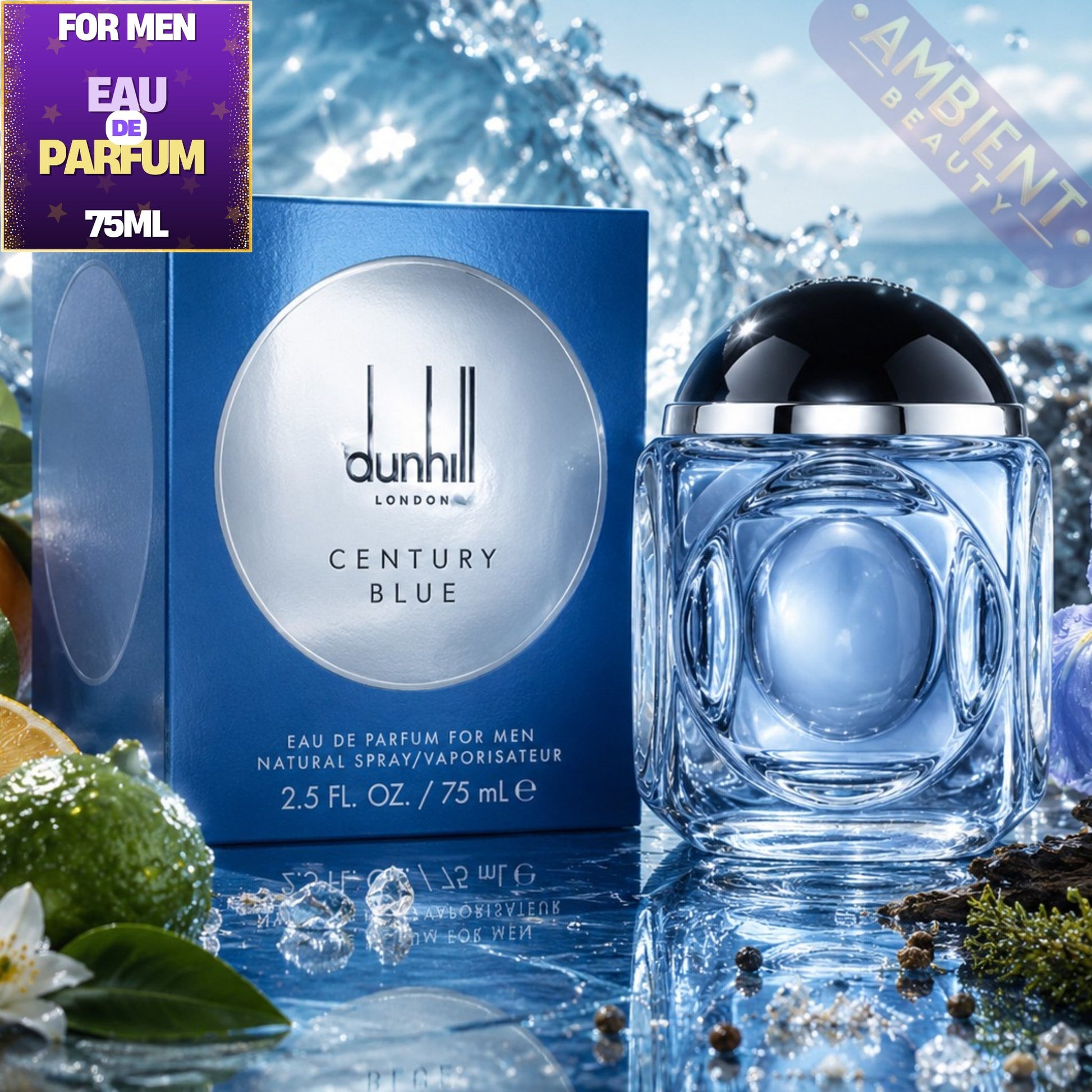 Dunhill Century Blue Eau de Parfum Bottle