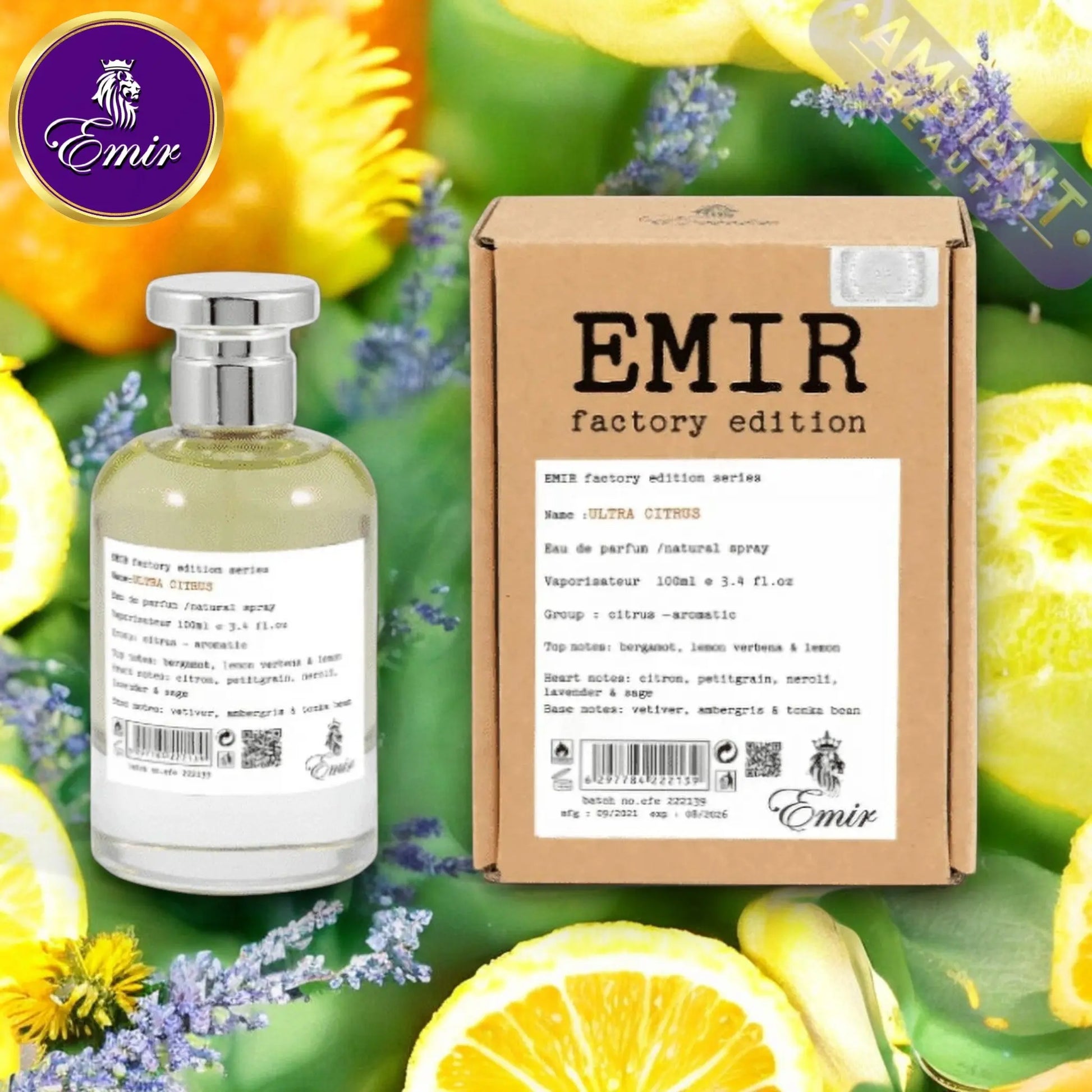 EMIR Factory Edition Ultra Citrus Eau De Parfum 100ml by Paris Corner Paris Corner Ambient Beauty