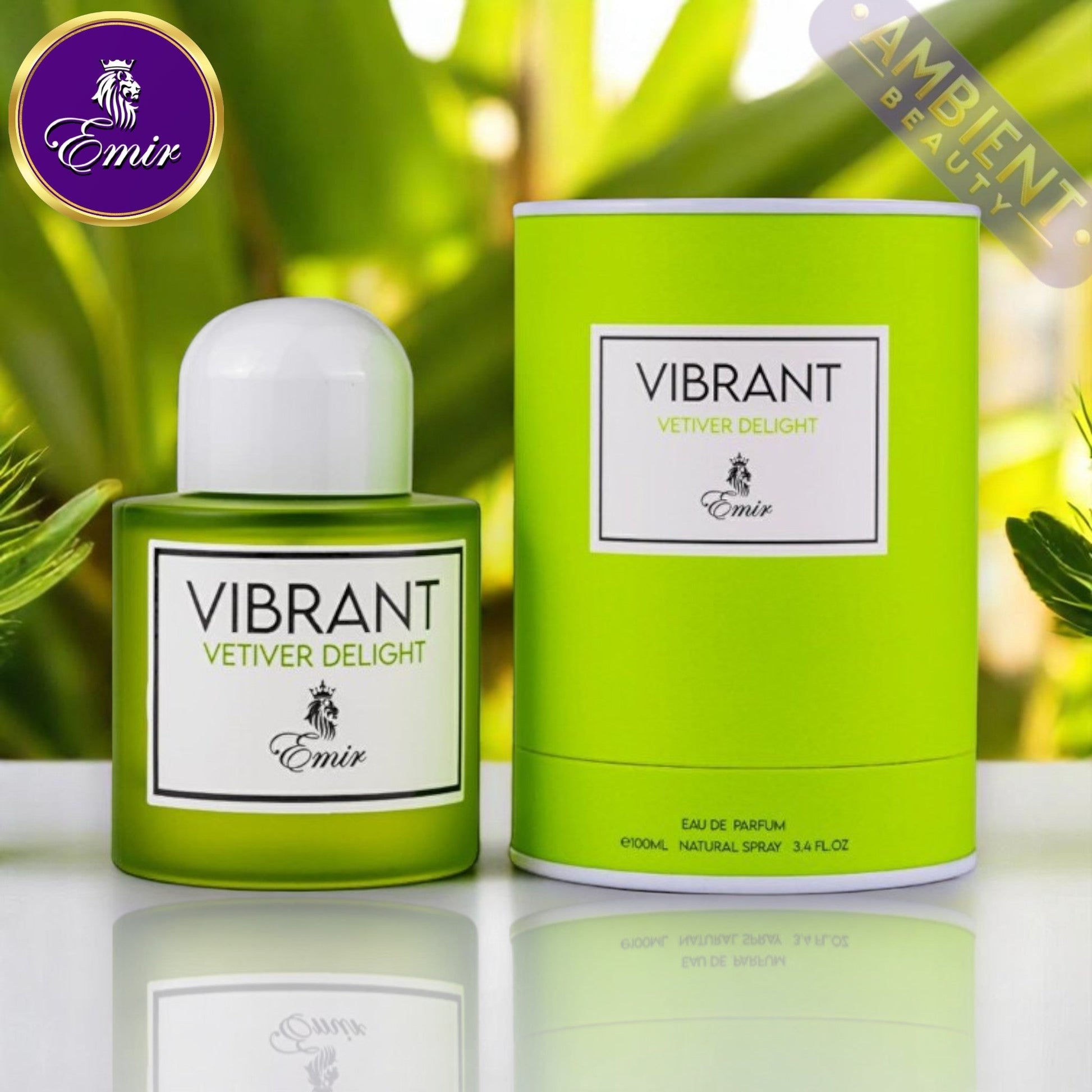 EMIR Vibrant Vetiver Delight Eau De Parfum 100ml by Paris Corner Paris Corner Ambient Beauty