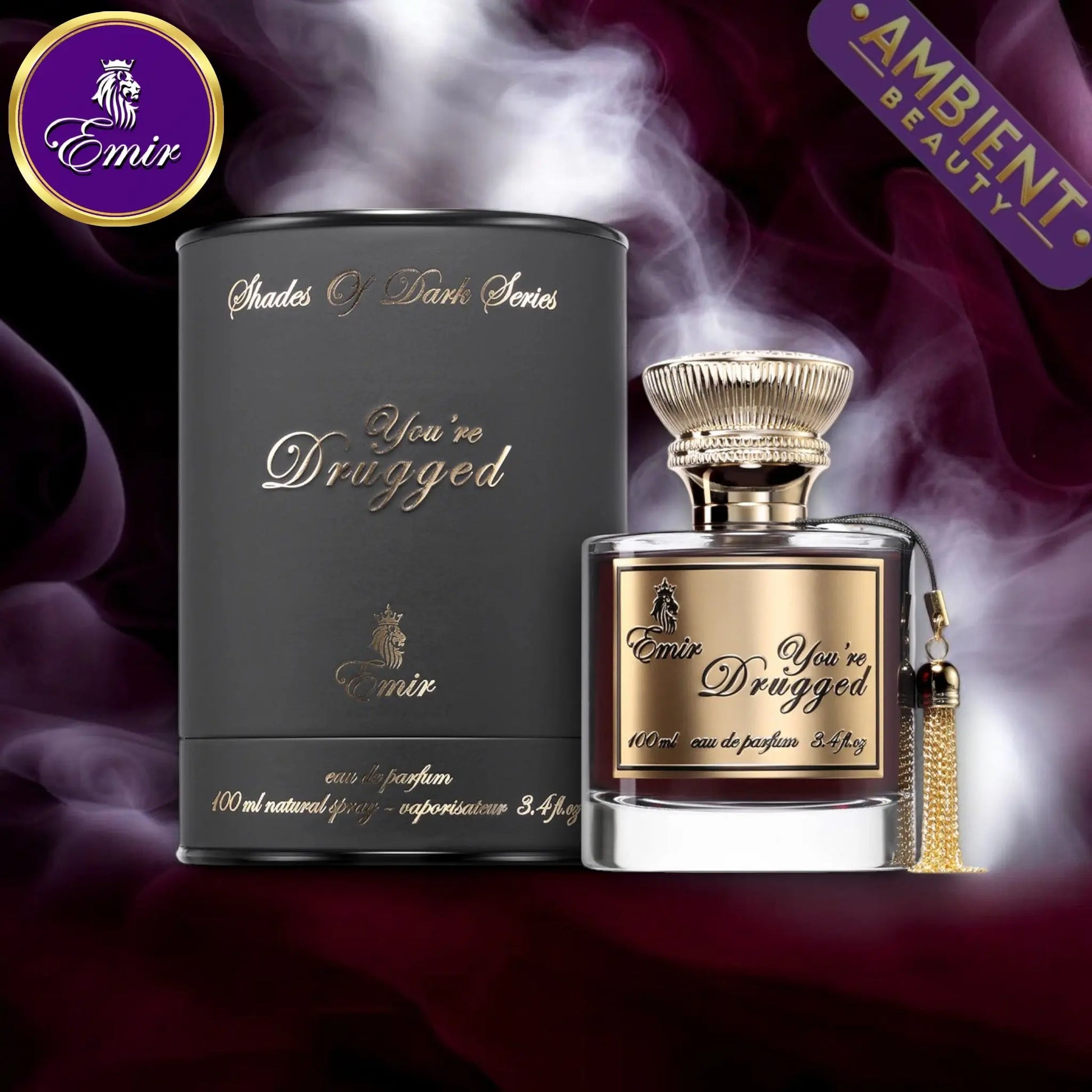 EMIR Shades Of Dark Series You're Drugged Eau De Parfum 100ml by Paris Corner Paris Corner Ambient Beauty