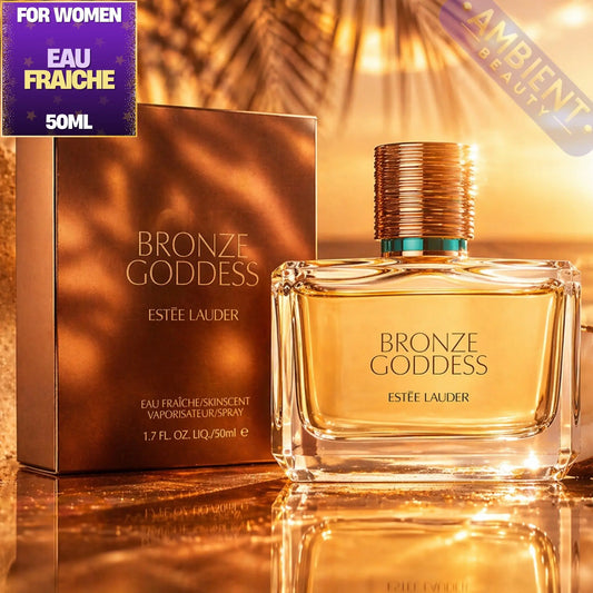 ESTEE LAUDER Bronze Goddess Eau Fraiche 50ml For Women – Tropical Floral Gourmand Fragrance with Coconut, Tiare Flower & Vanilla Estee Lauder Ambient Beauty