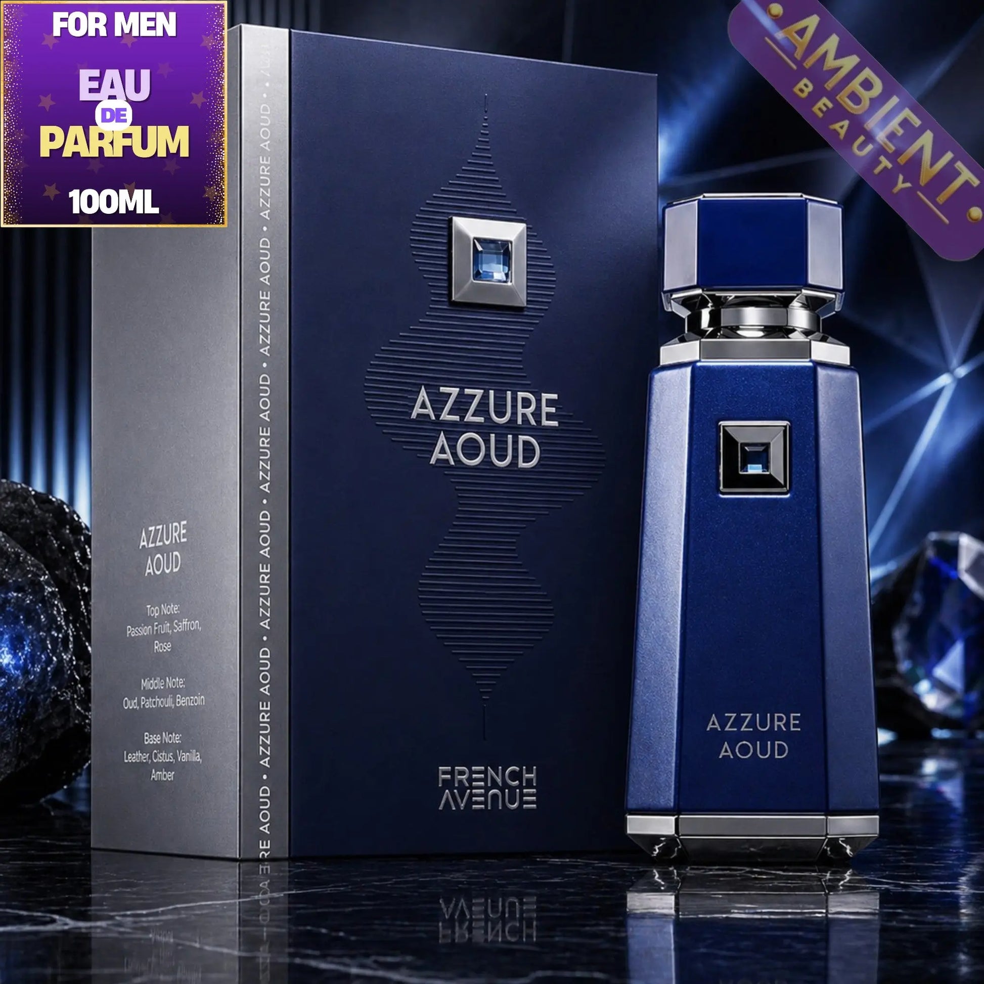 FRENCH AVENUE Azzure Aoud Eau De Parfum 100ml French Avenue Ambient Beauty