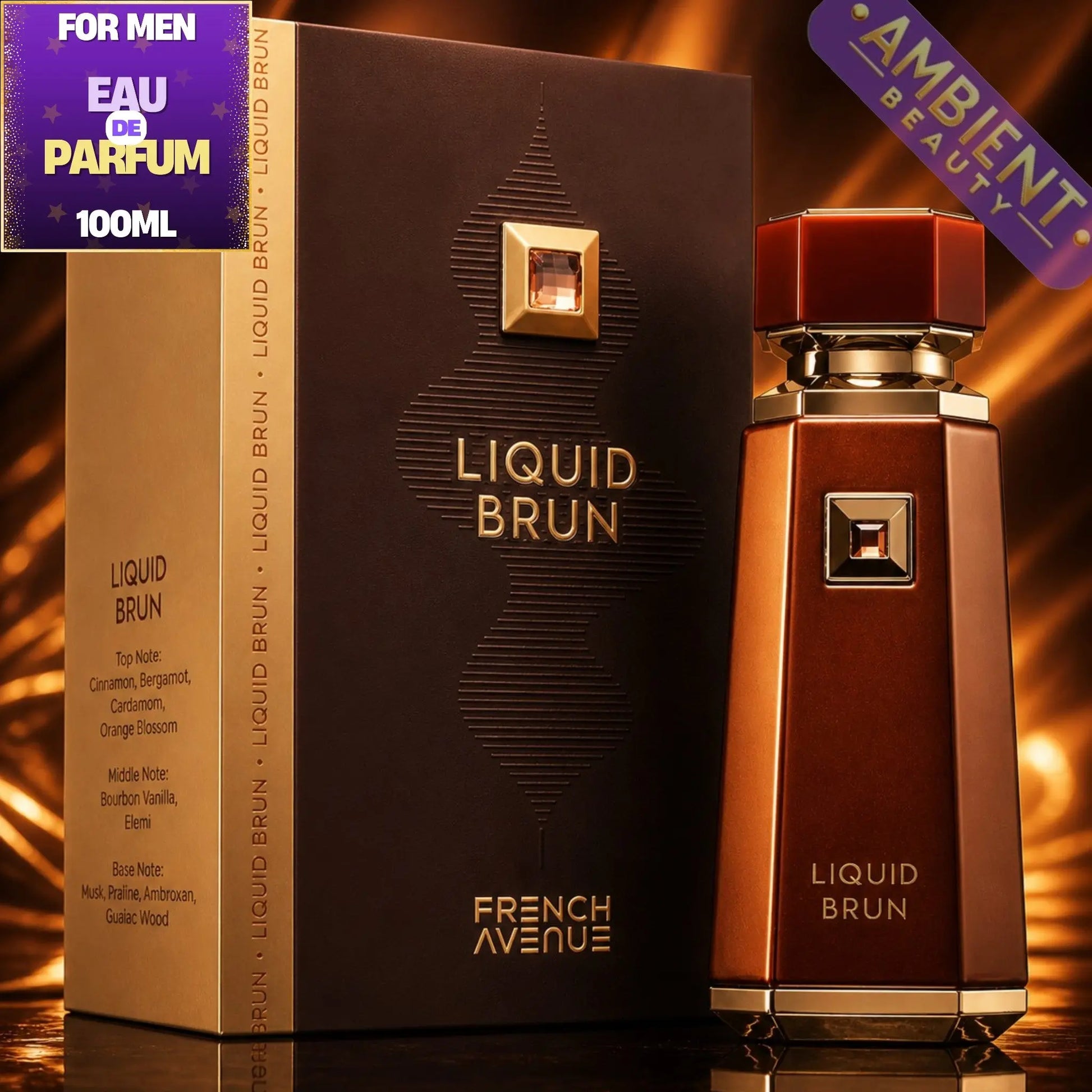 FRENCH AVENUE Liquid Brun Eau De Parfum 100ml French Avenue Ambient Beauty