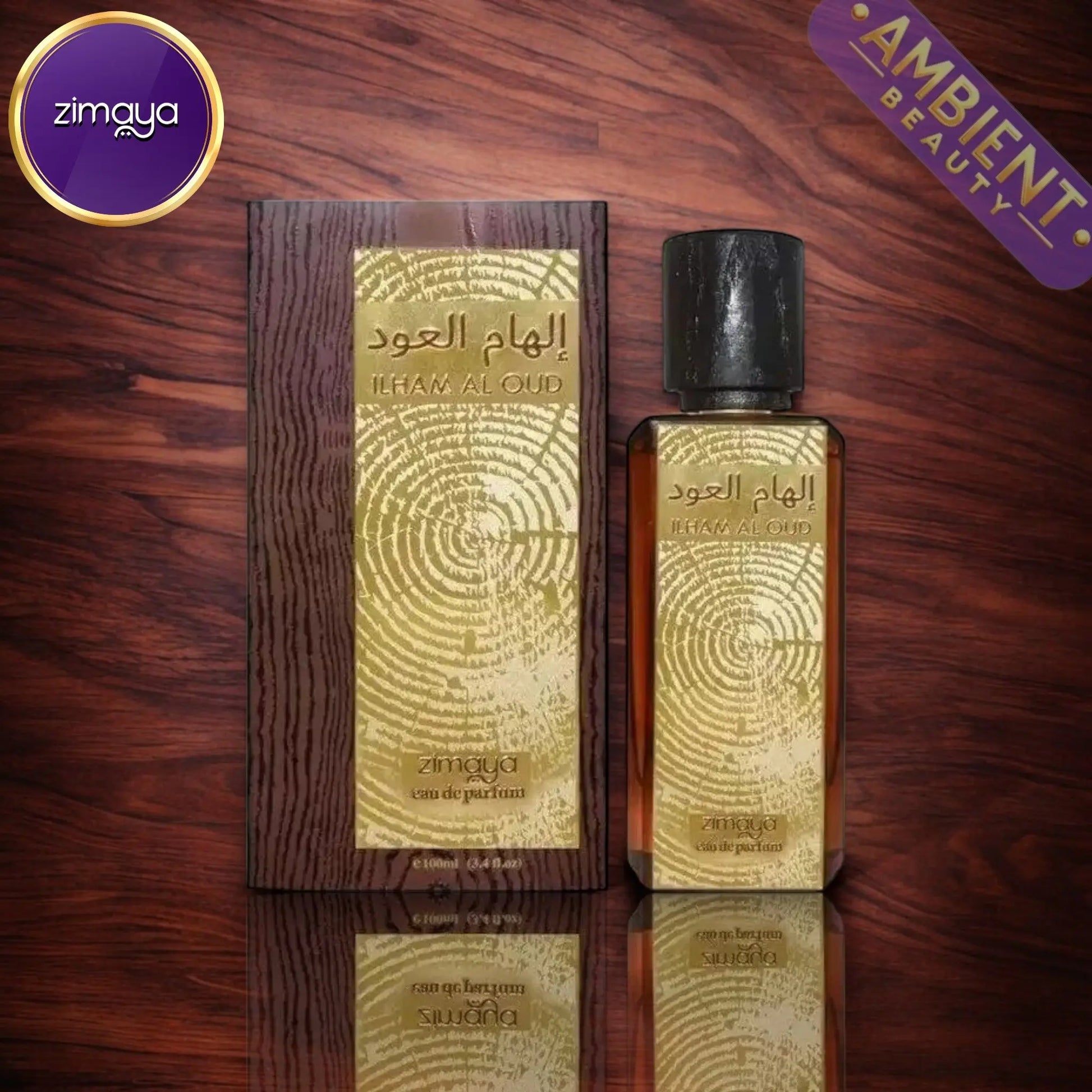 ZIMAYA Ilham Al Oud Eau De Parfum 100ml Zimaya Ambient Beauty