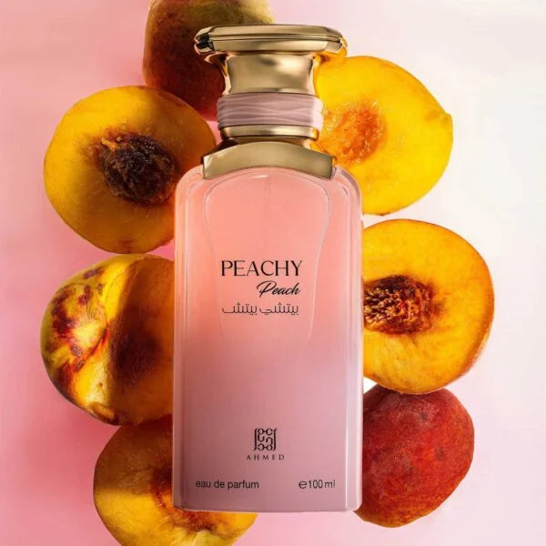Ahmed Al Maghribi Peachy Peach Eau De Parfum Bottle