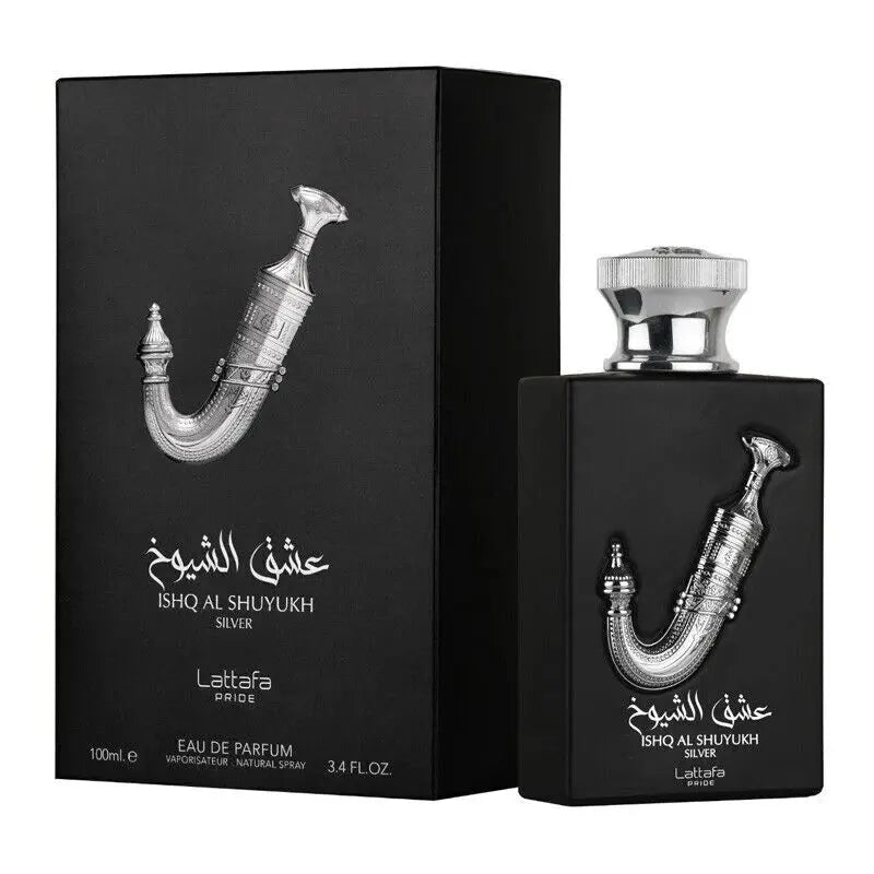 LATTAFA Pride Ishq Al Shuyukh Silver Eau De Parfum 100ml LattafaAmbient Beauty