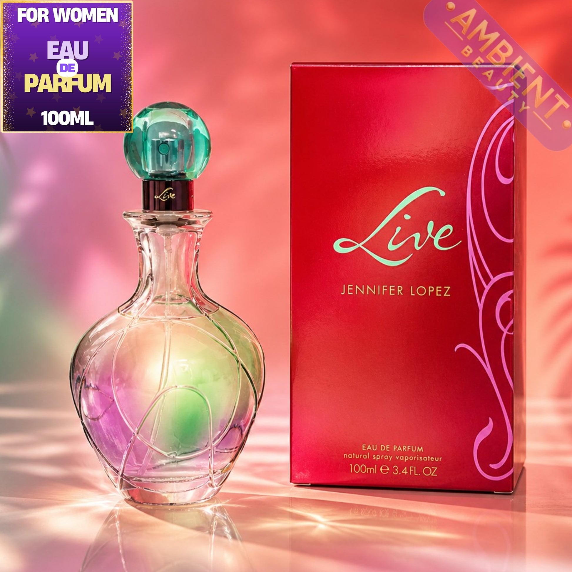 Jennifer Lopez Live Eau de Parfum Bottle