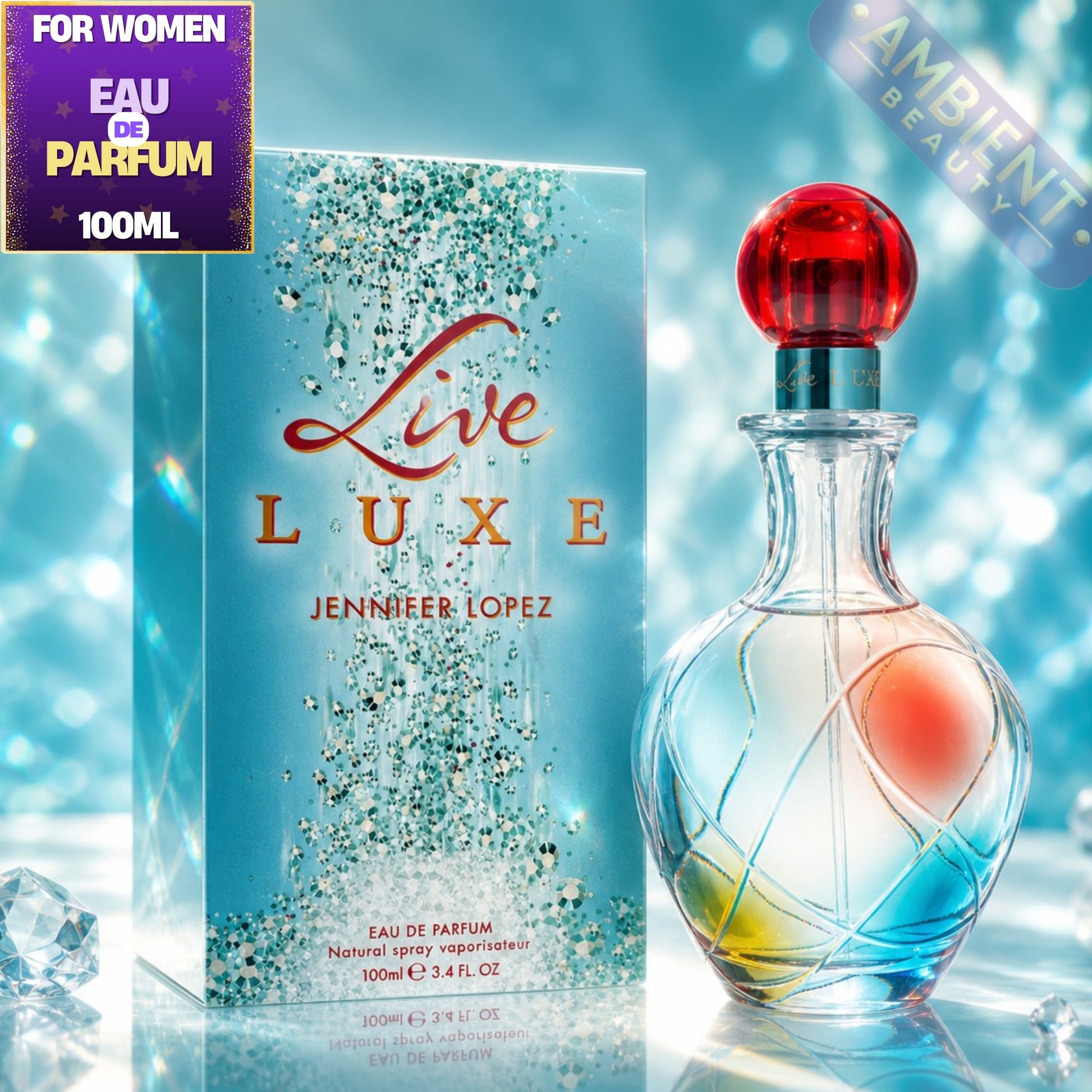 Jennifer Lopez Live Luxe Eau de Parfum Bottle