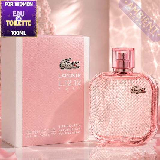 Lacoste Eau de Lacoste L.12.12 Rose Sparkling Eau de Toilette Bottle