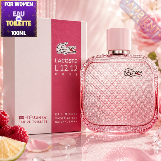 Lacoste L.12.12 Rose Eau Intense Eau de Toilette Bottle