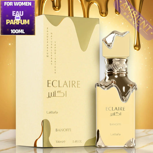Lattafa Eclaire Banoffi Perfume Bottle