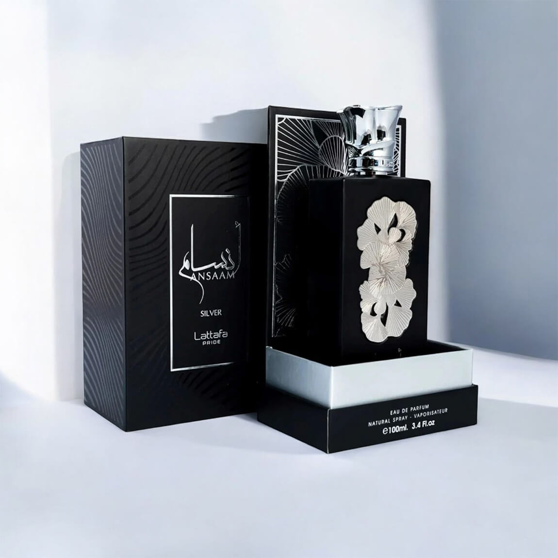 LATTAFA Pride Ansaam Silver Eau De Parfum 100ml Lattafa Ambient Beauty