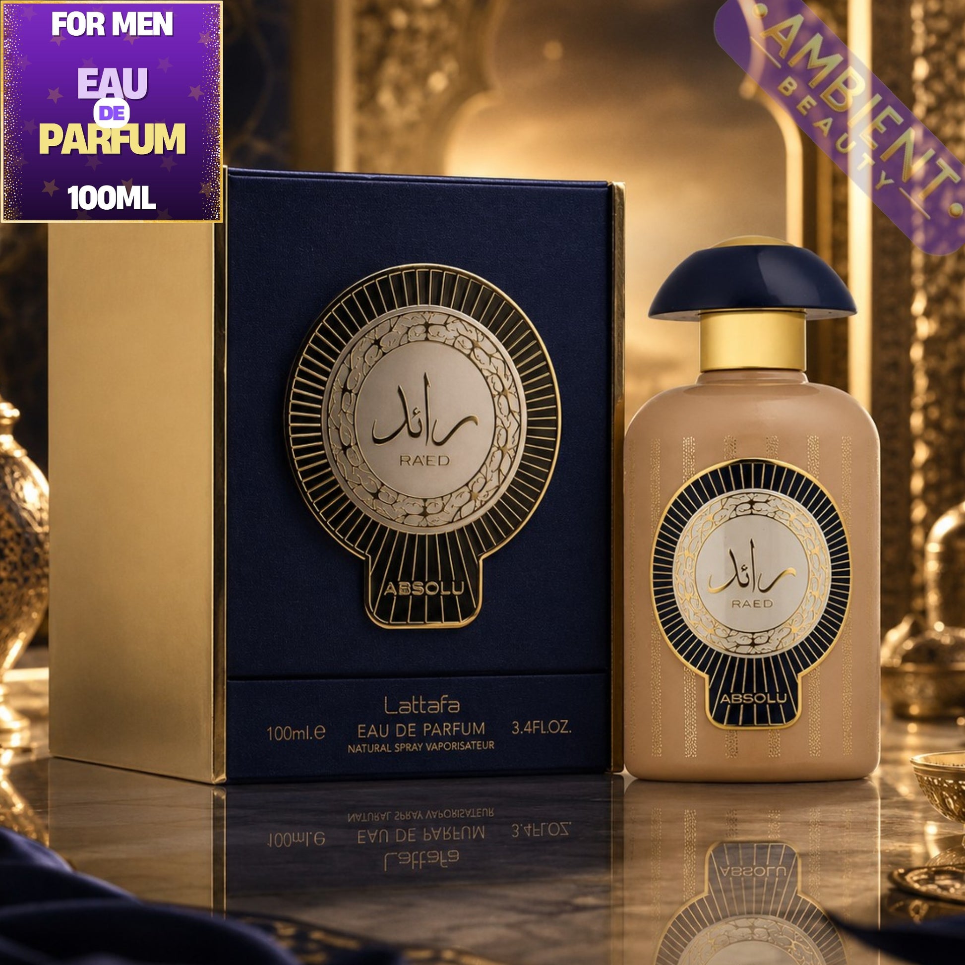 Lattafa Ra'ed Absolu Eau de Parfum Bottle