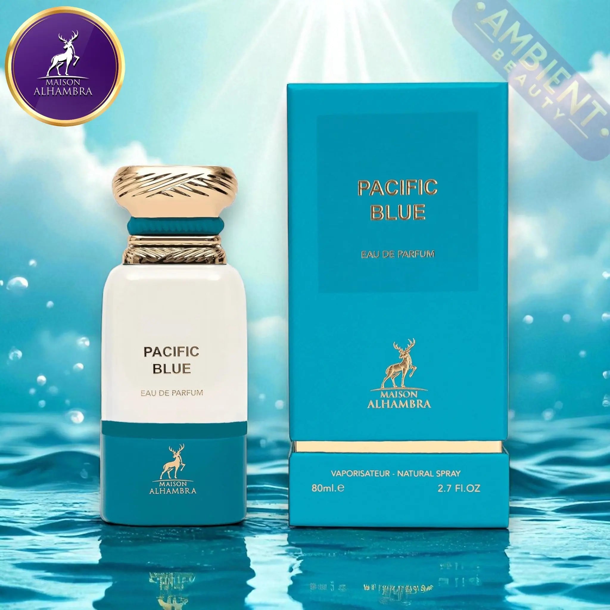MAISON ALHAMBRA Pacific Blue Eau De Parfum 80ml – Ambient Beauty