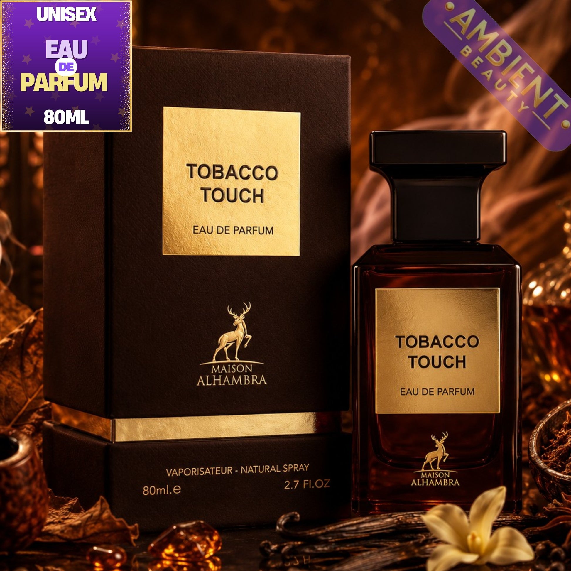 Maison Alhambra Tobacco Touch Eau de Parfum Bottle