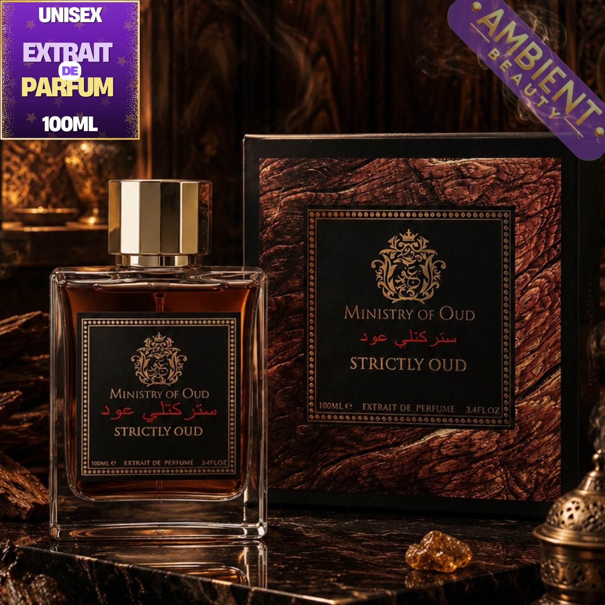 Ministry Of Oud Strictly Oud Extrait De Perfume Bottle