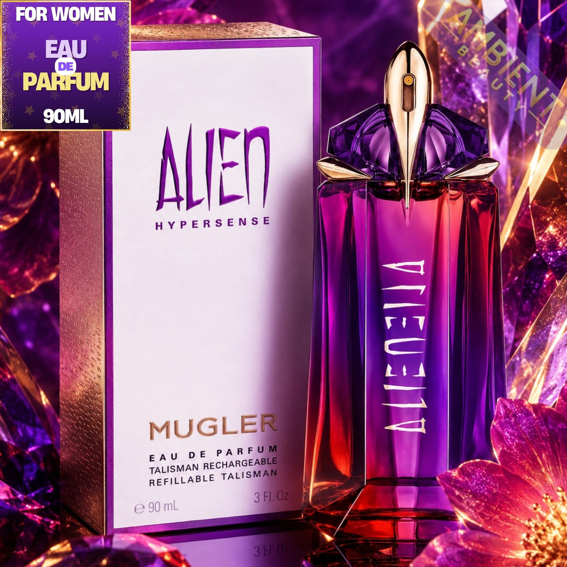 Mugler Alien Hypersense Eau de Parfum Bottle Refillable