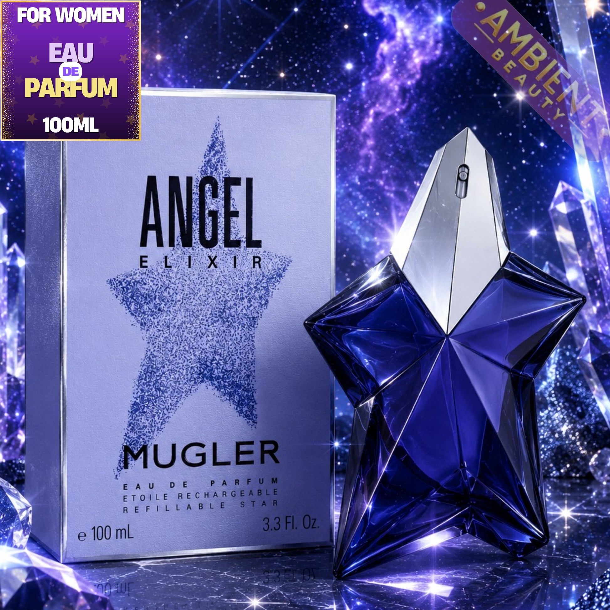 Mugler Angel Elixir Eau de Parfum Bottle Refillable