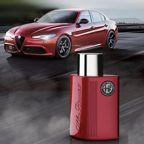 Alfa Romeo Red Eau de Toilette Bottle