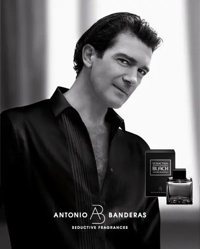 Antonio Banderas Seduction In Black Eau de Toilette Bottle