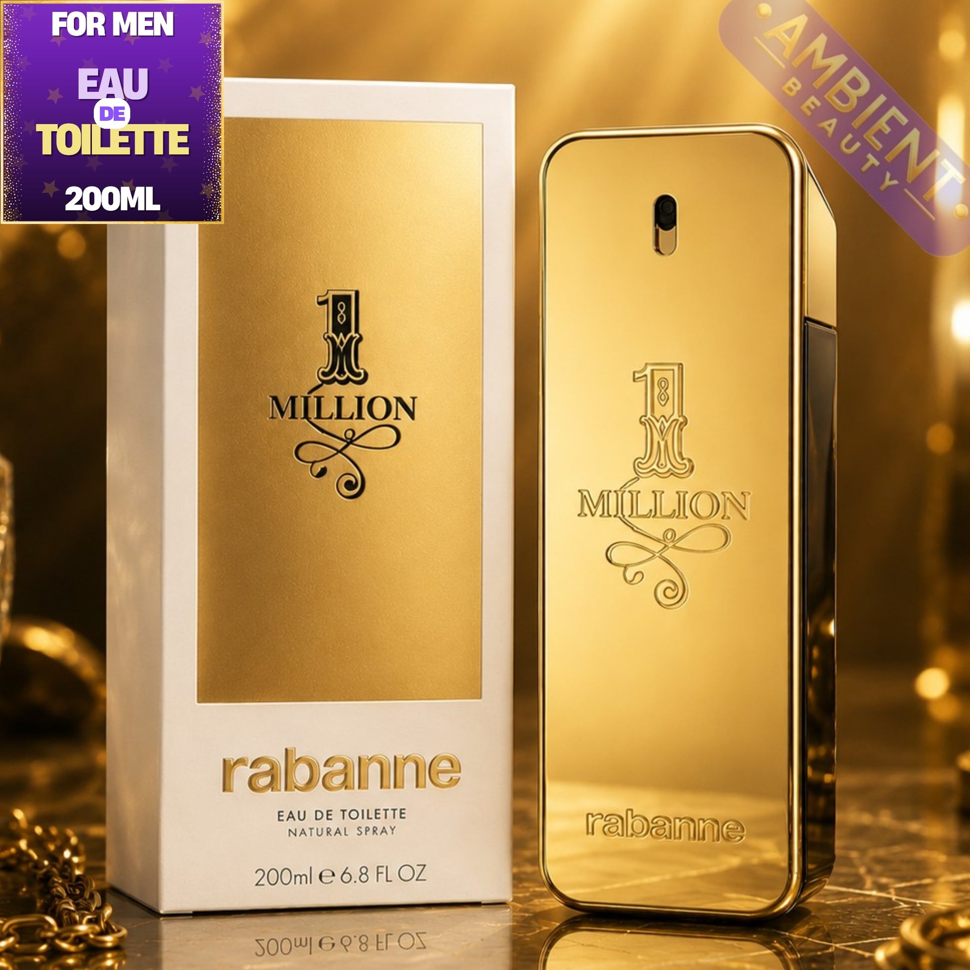 Paco Rabanne 1 Million Eau de Toilette Bottle