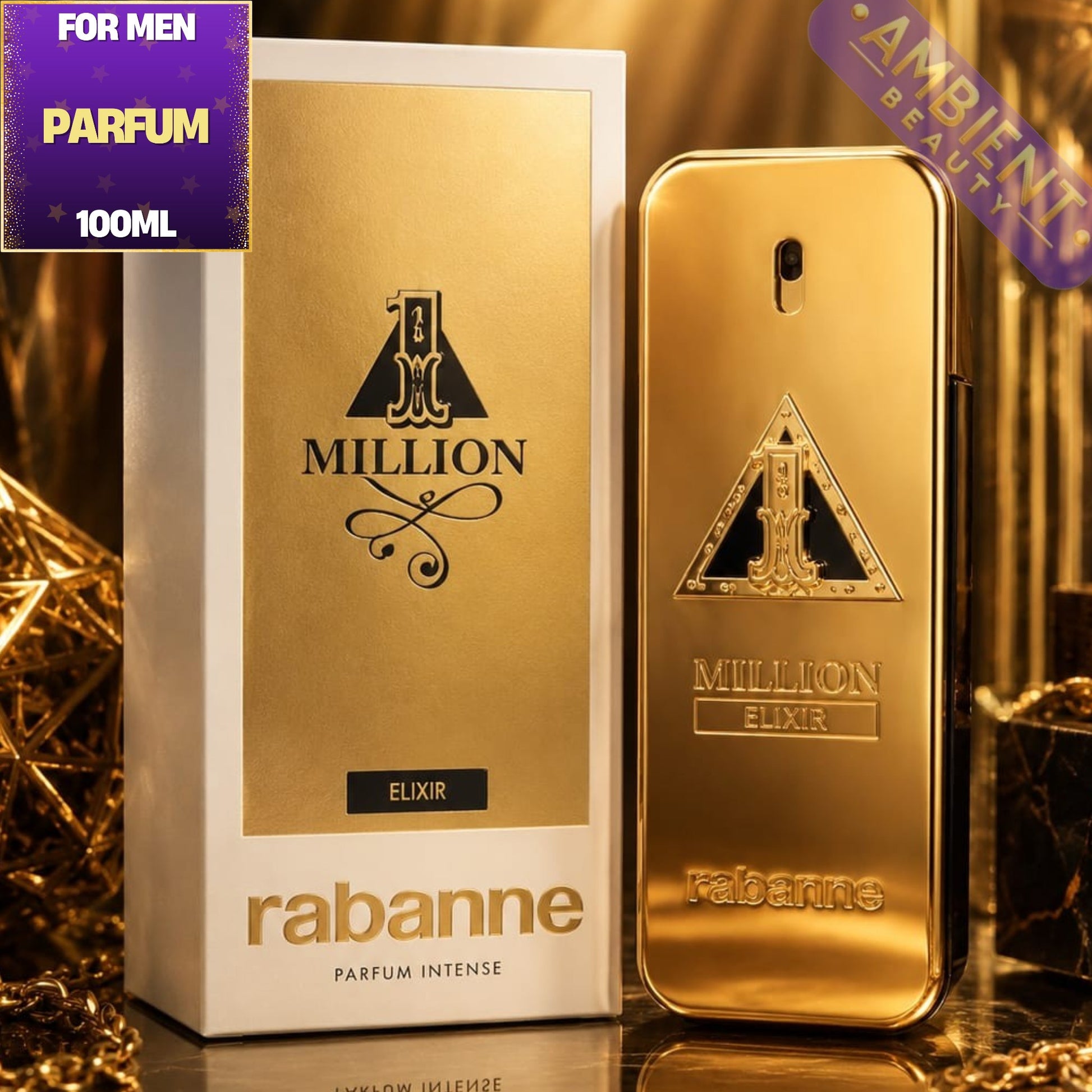 Paco Rabanne 1 Million Elixir Parfum Bottle Intense