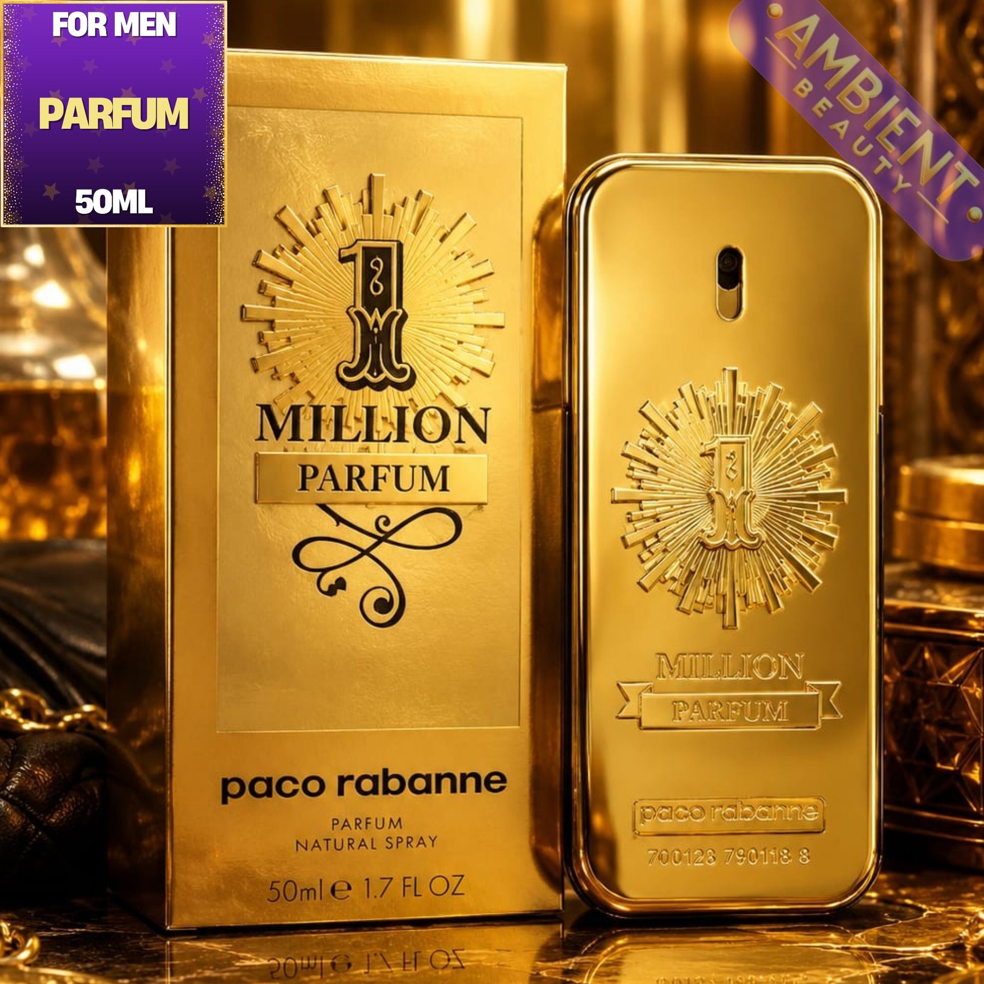 Paco Rabanne 1 Million Parfum Eau de Parfum Bottle