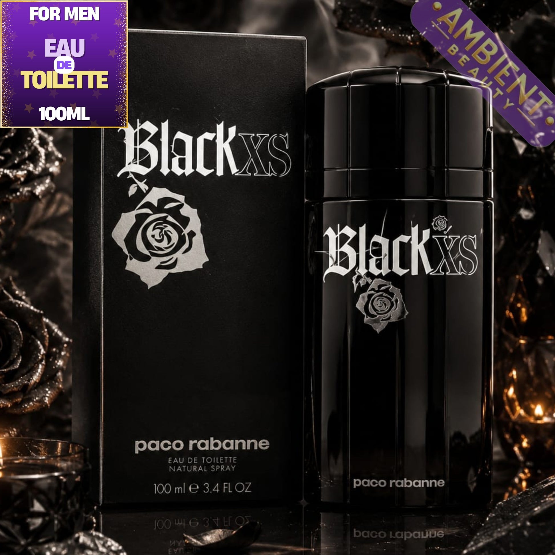 Paco Rabanne Black XS Eau de Toilette Bottle