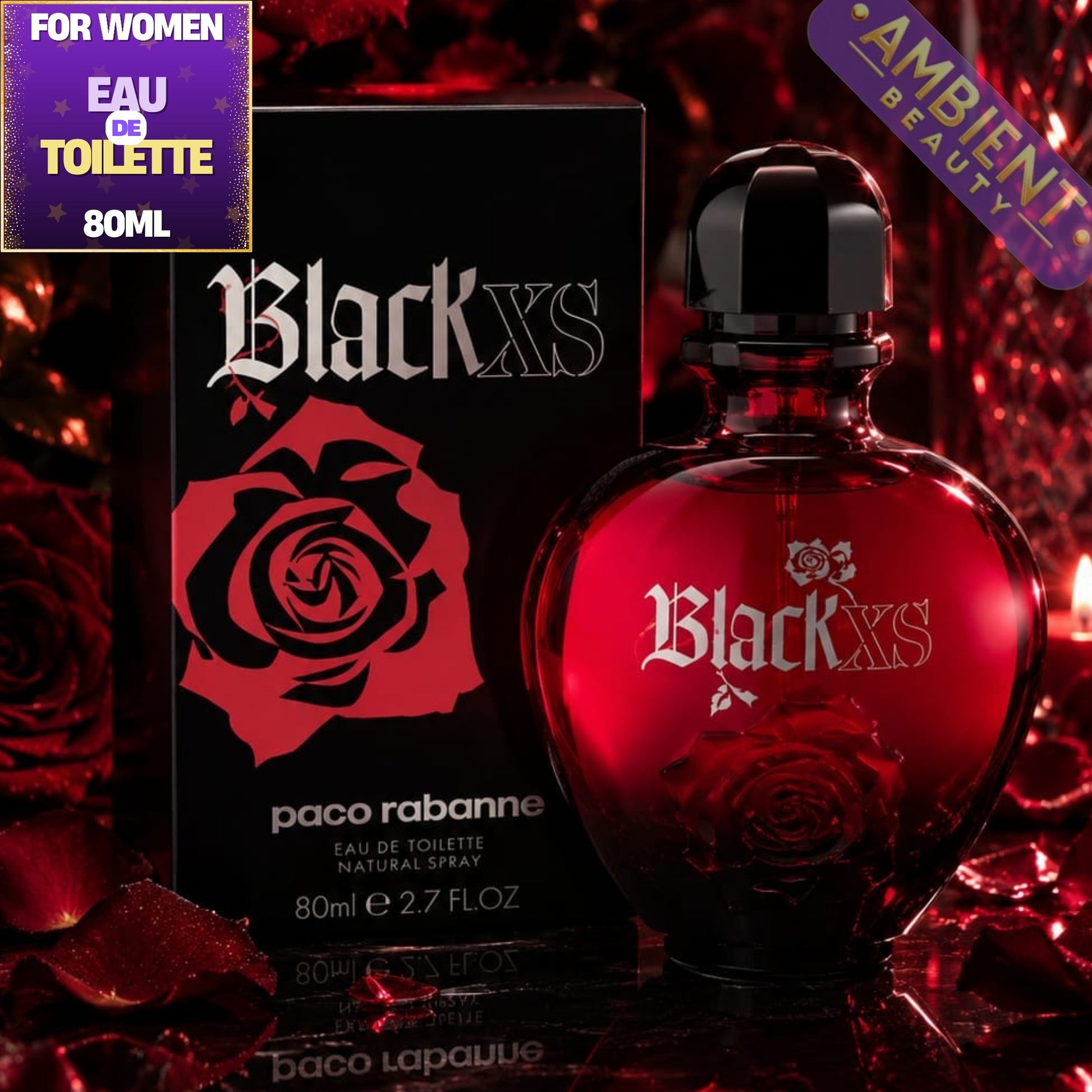 Paco Rabanne Black XS Eau de Toilette Bottle
