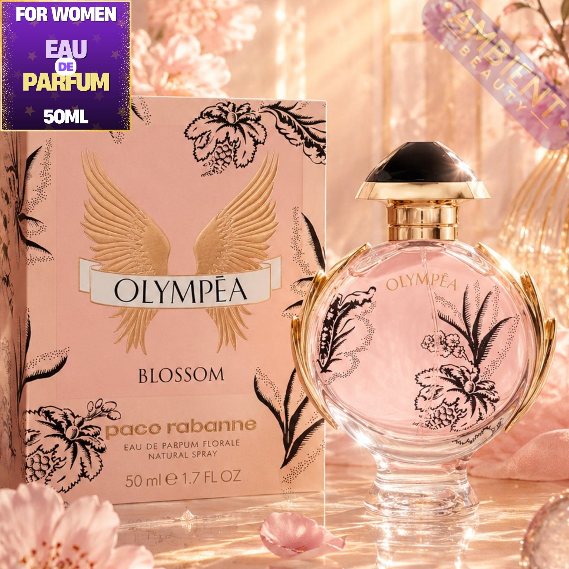 Paco Rabanne Olympea Blossom Eau de Parfum Bottle