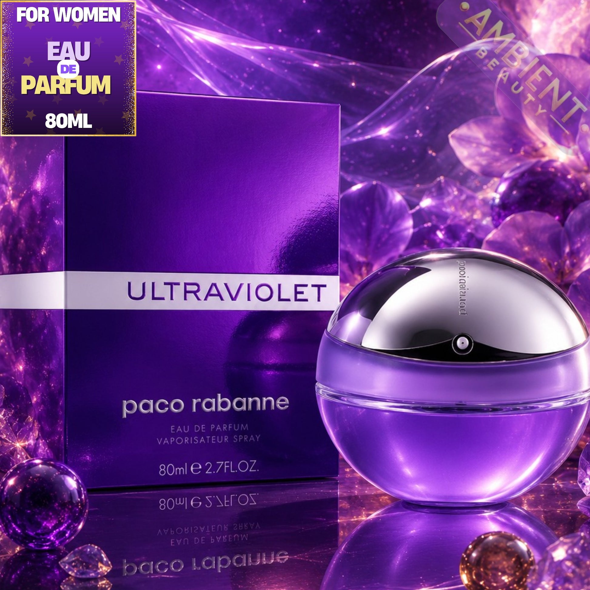 Paco Rabanne Ultraviolet Eau de Parfum Bottle