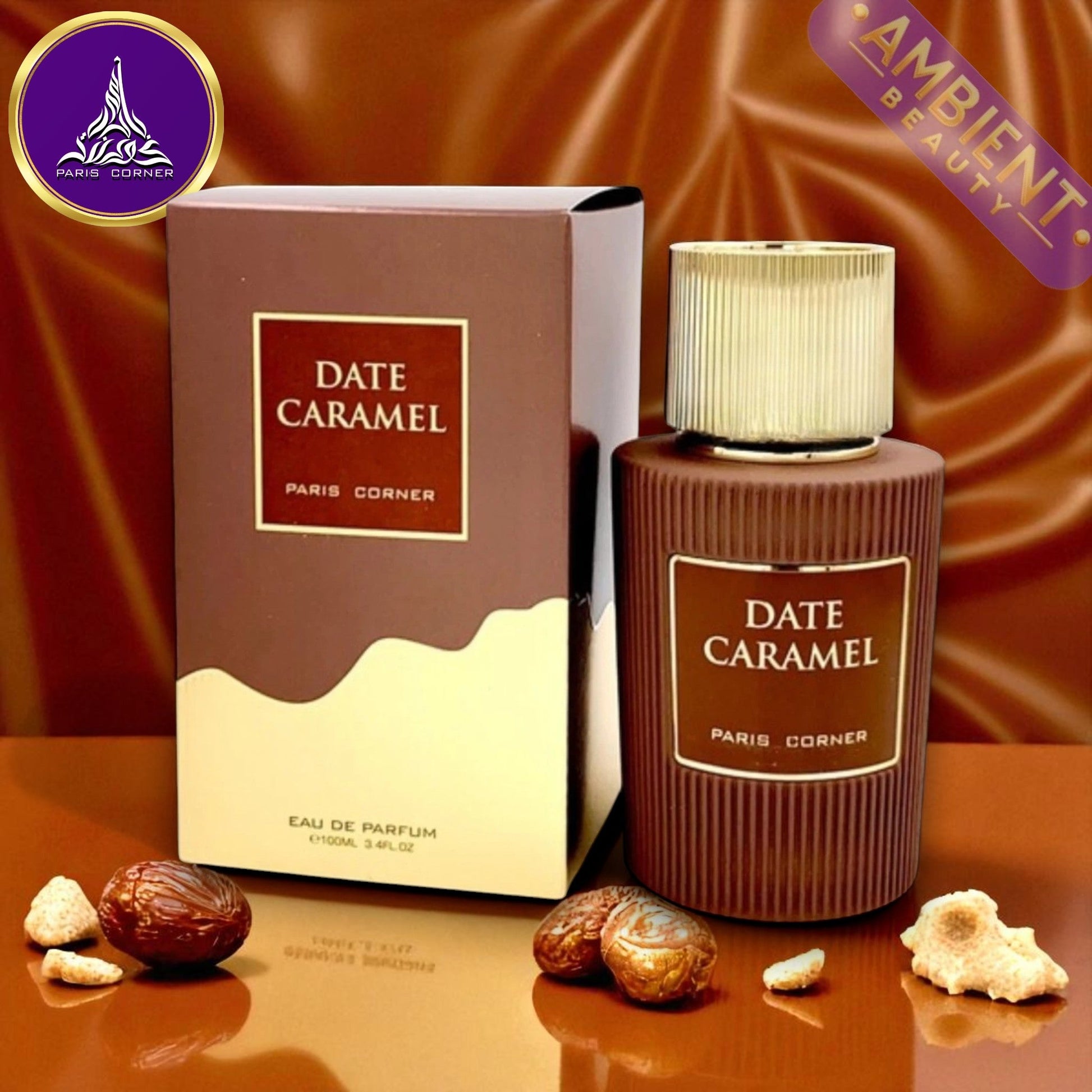 PARIS CORNER Date Caramel Eau De Parfum 100ml Paris Corner Ambient Beauty