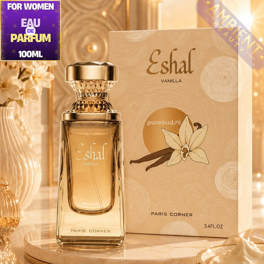 Paris Corner Eshal Vanilla Eau De Parfum Bottle