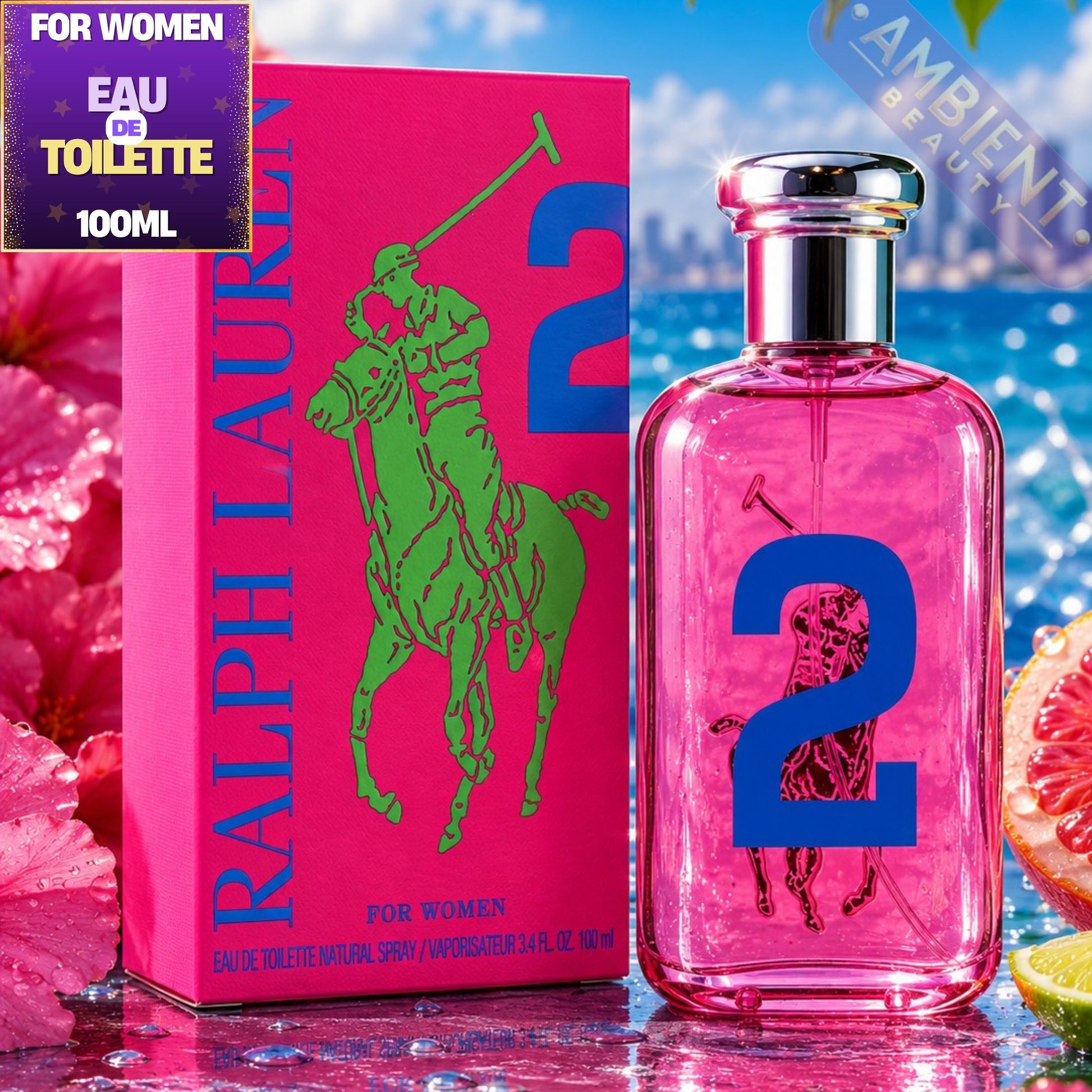 Ralph Lauren Big Pony 2 for Women Eau de Toilette Bottle
