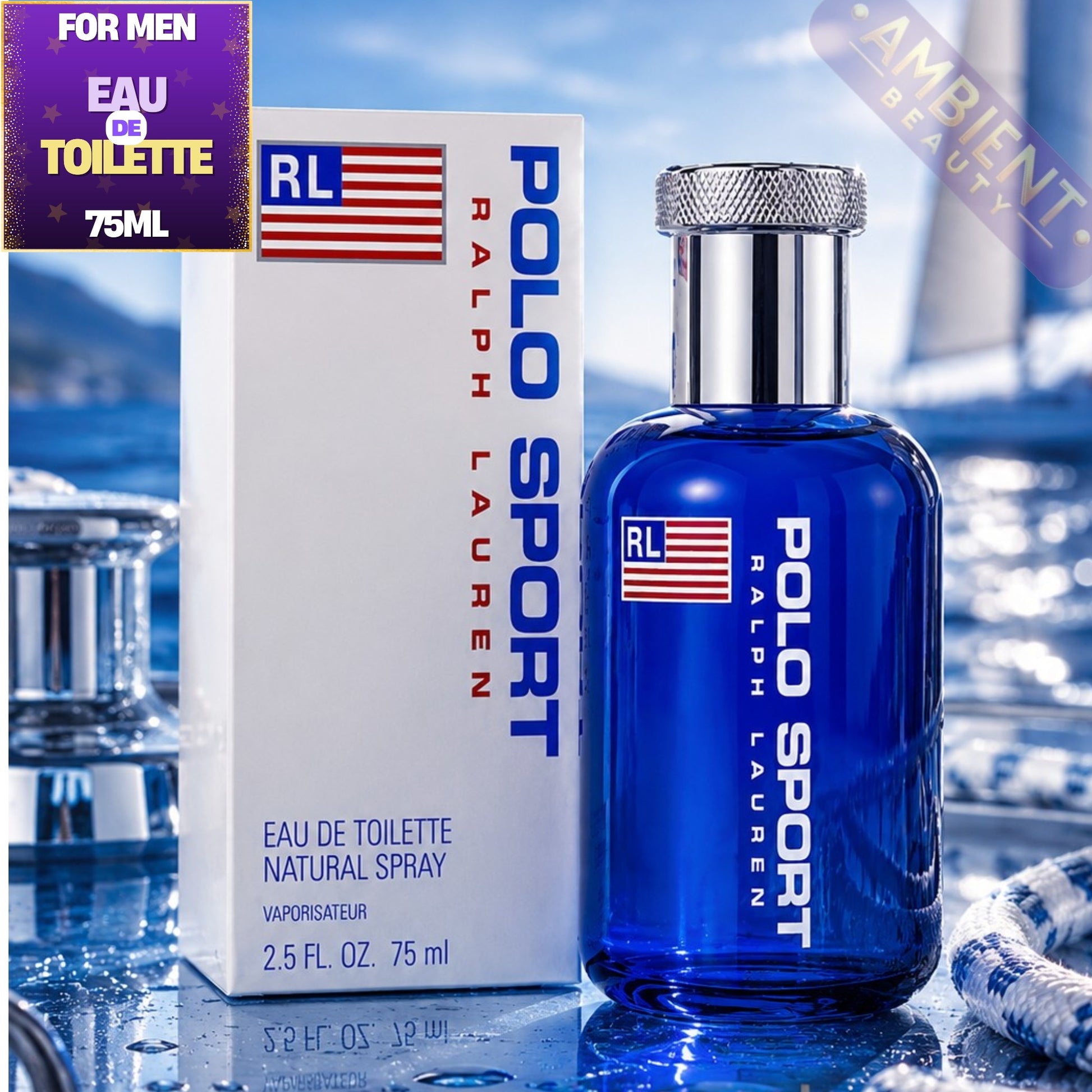 Ralph Lauren Polo Sport Eau De Toilette Bottle