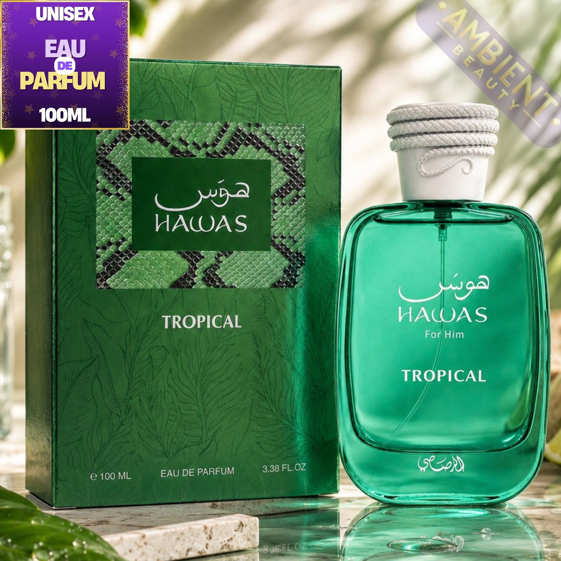 Rasasi Hawas Tropical Eau de Parfum Bottle