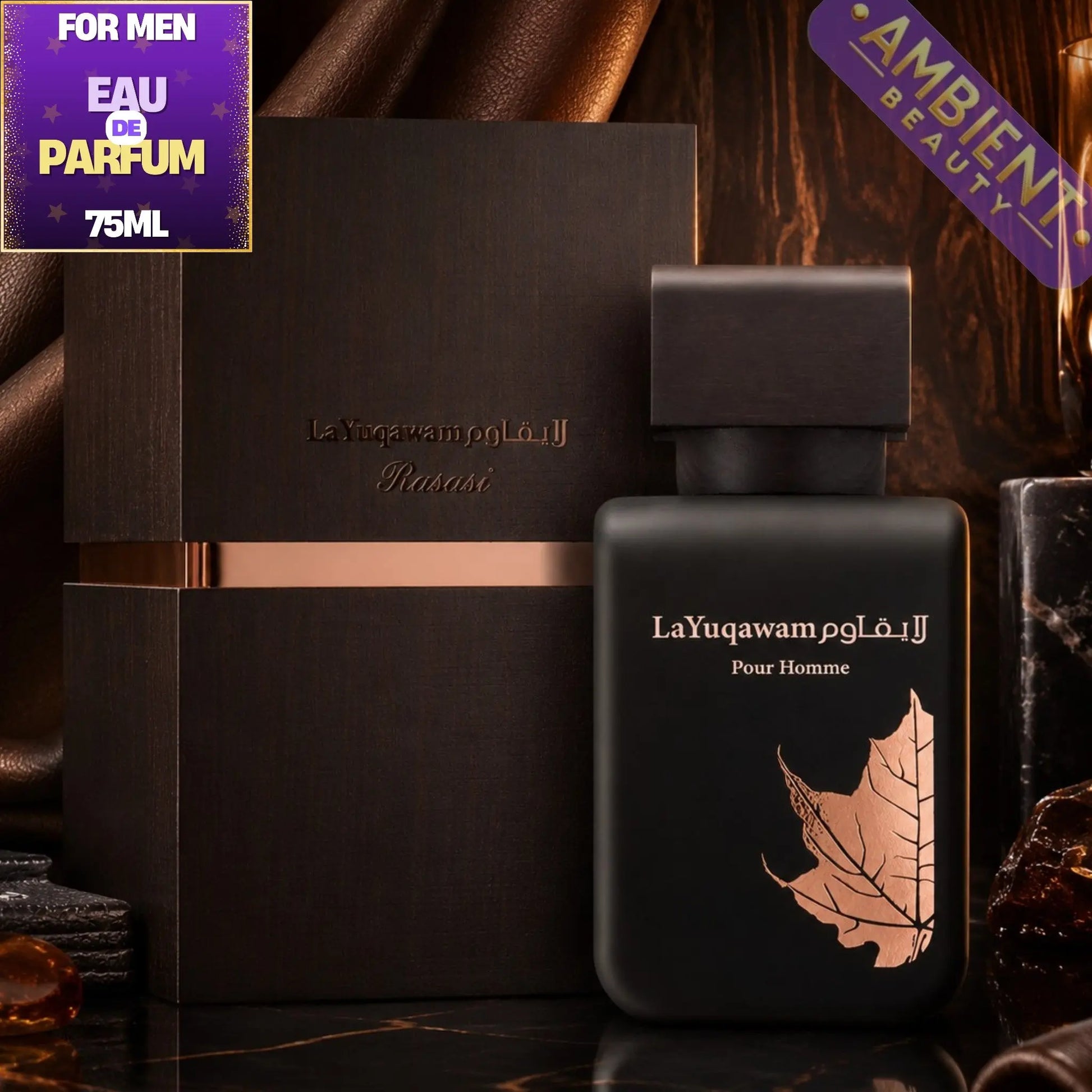 Rasasi La Yuqawam Pour Homme Eau de Parfum Bottle