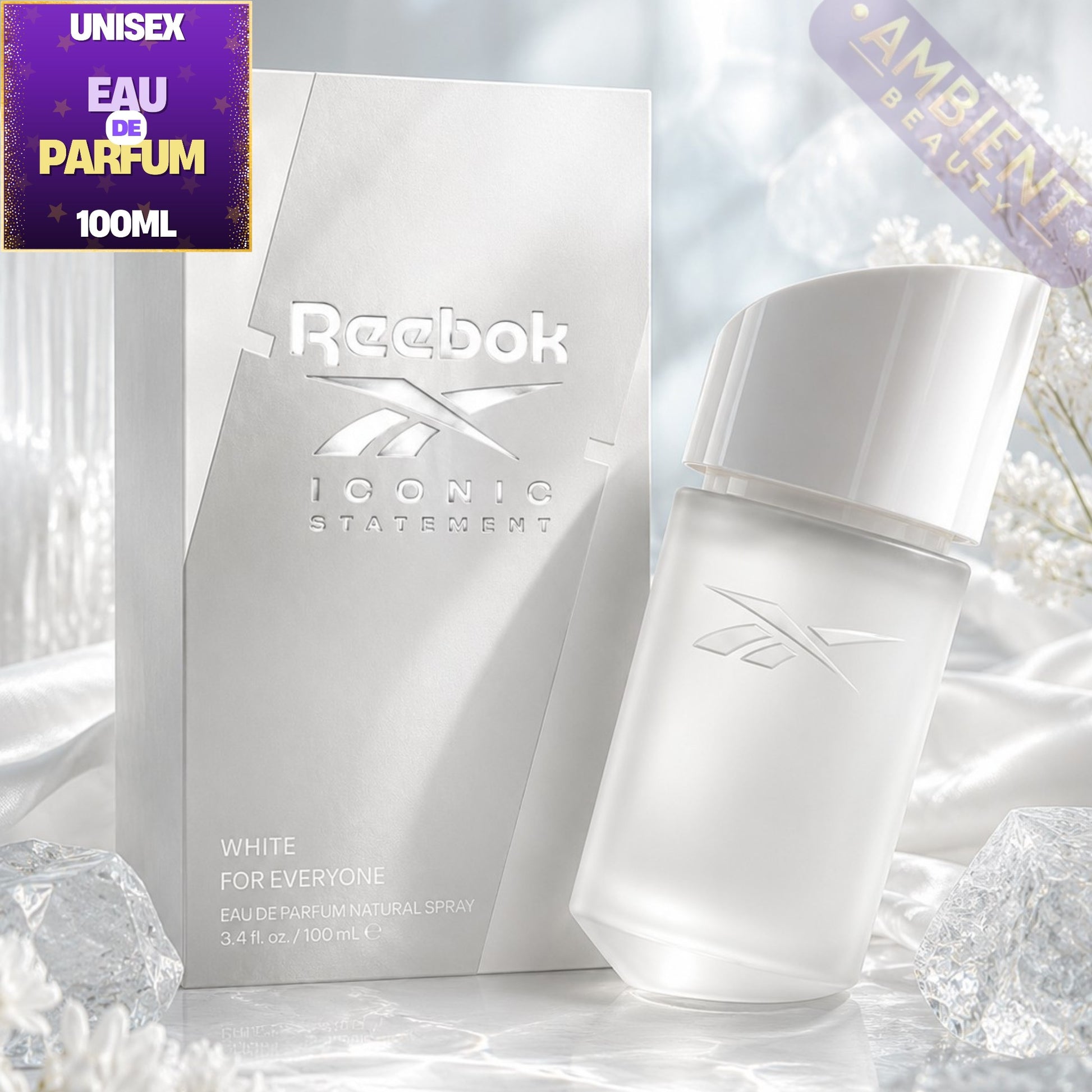 Reebok Iconic Statement White Eau De Parfum Bottle