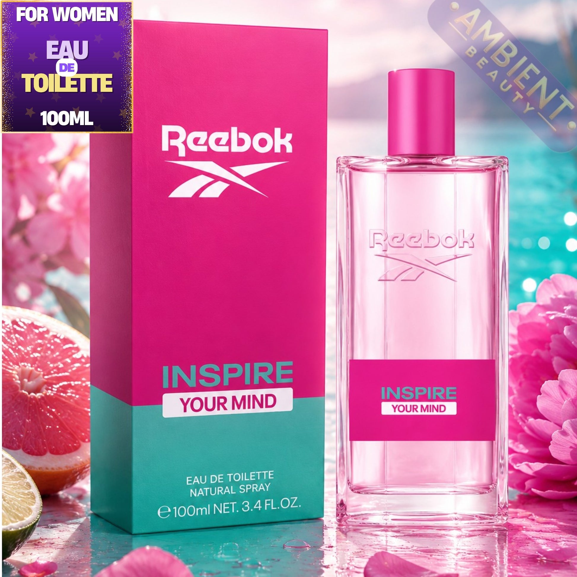 Reebok Inspire Your Mind Woman Eau de Toilette Bottle