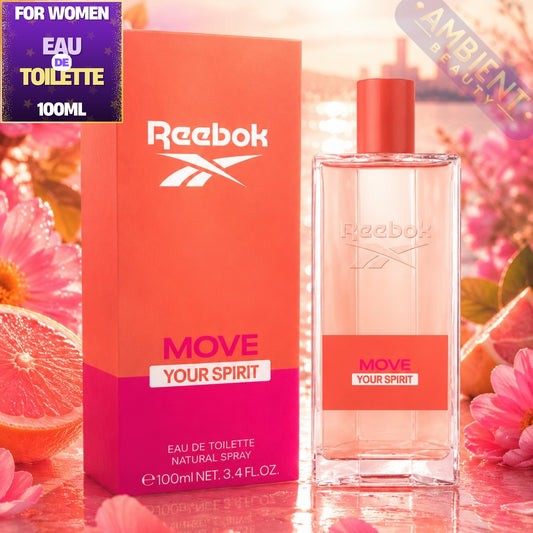Reebok Move Your Spirit for Women Eau de Toilette Bottle