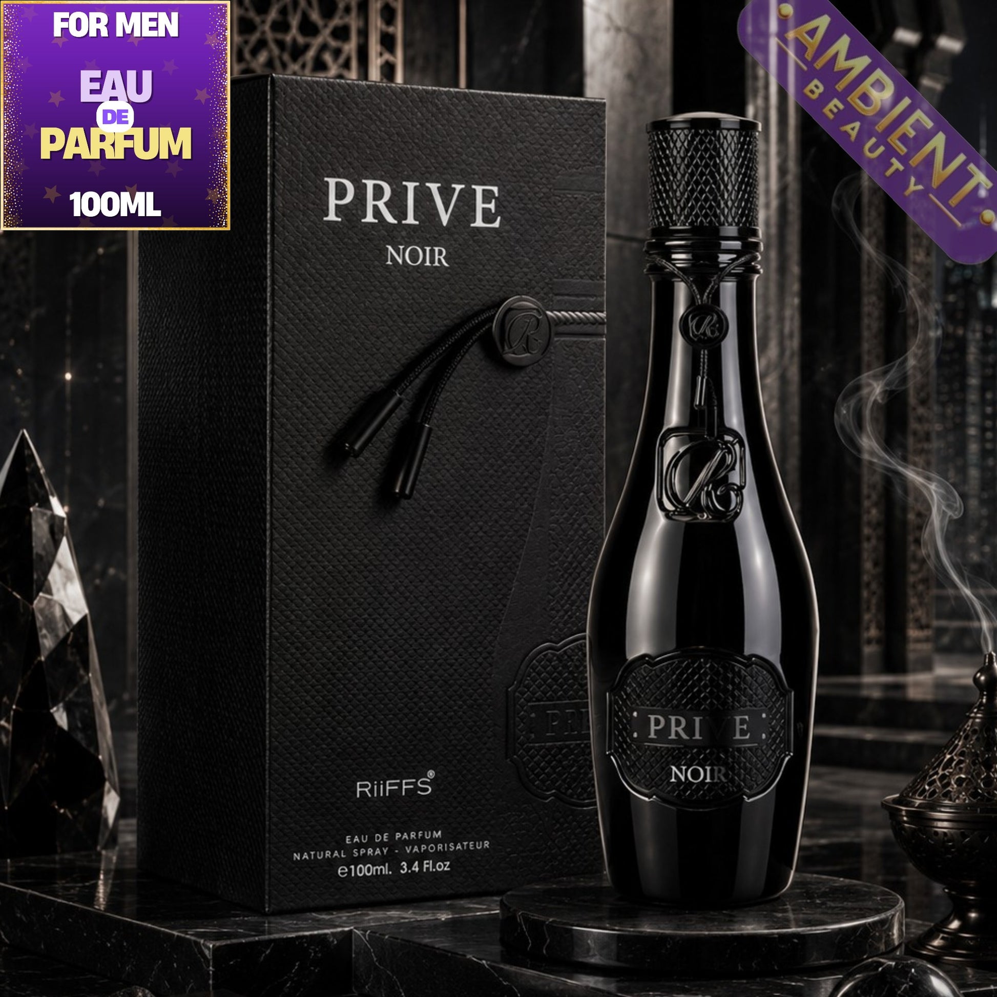 Riiffs Prive Noir Eau De Parfum Bottle