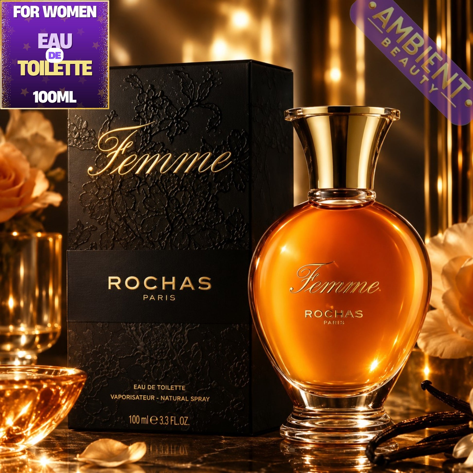 Rochas Femme Eau de Toilette Bottle