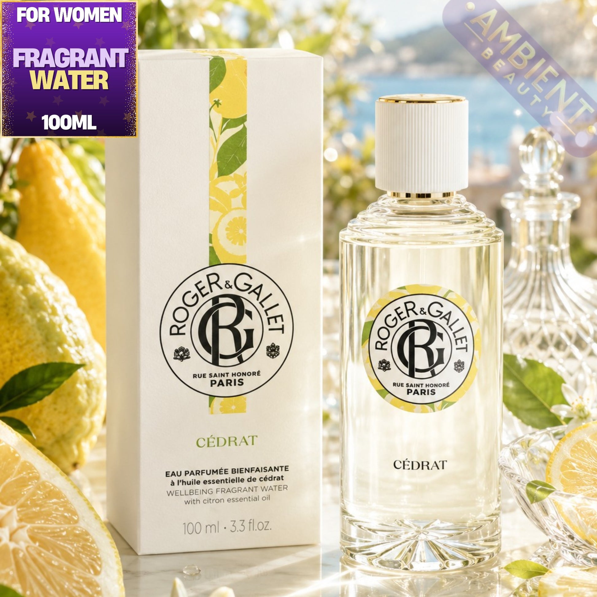 Roger & Gallet Cédrat Wellbeing Fragrant Water Bottle