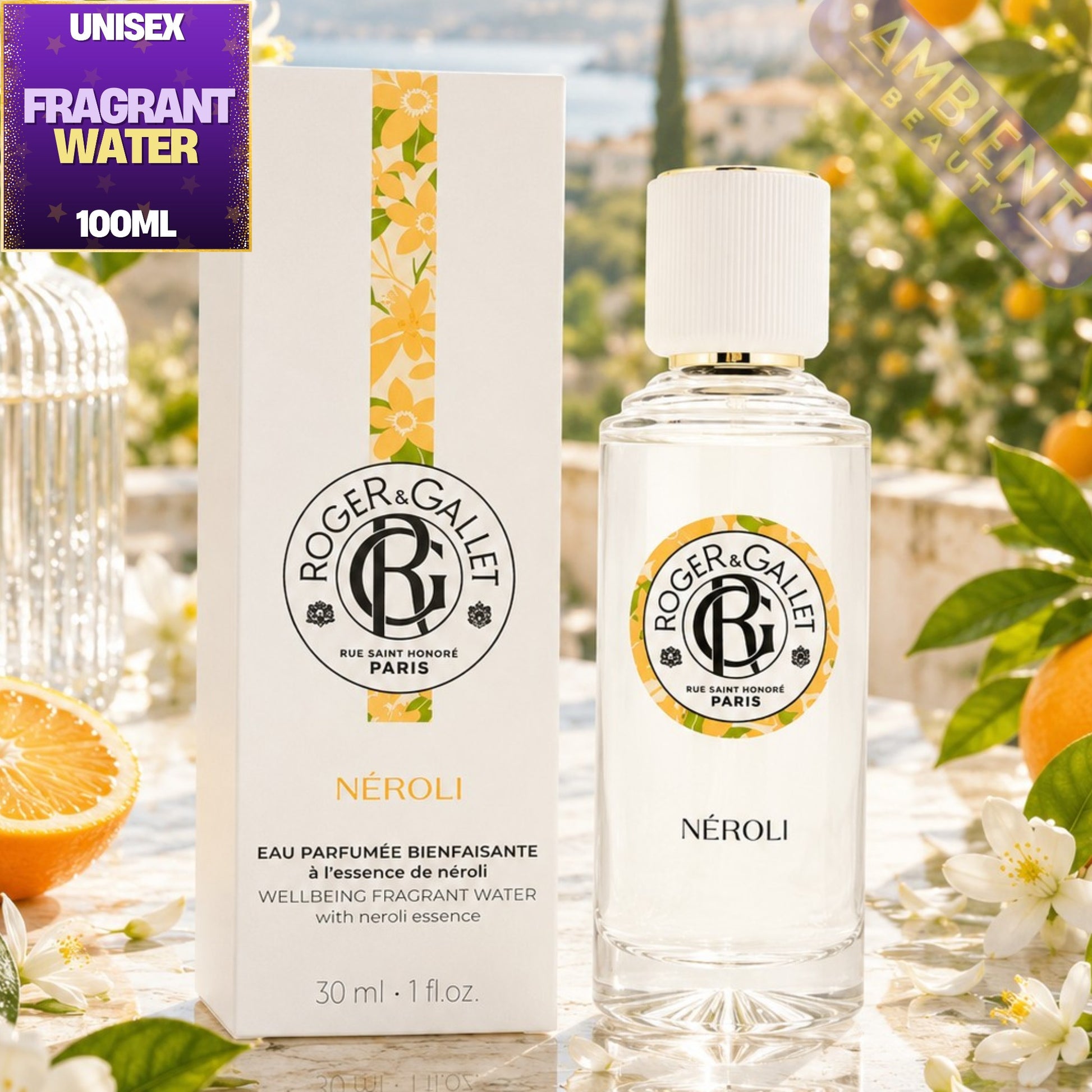 Roger & Gallet Néroli Wellbeing Perfumed Water Bottle