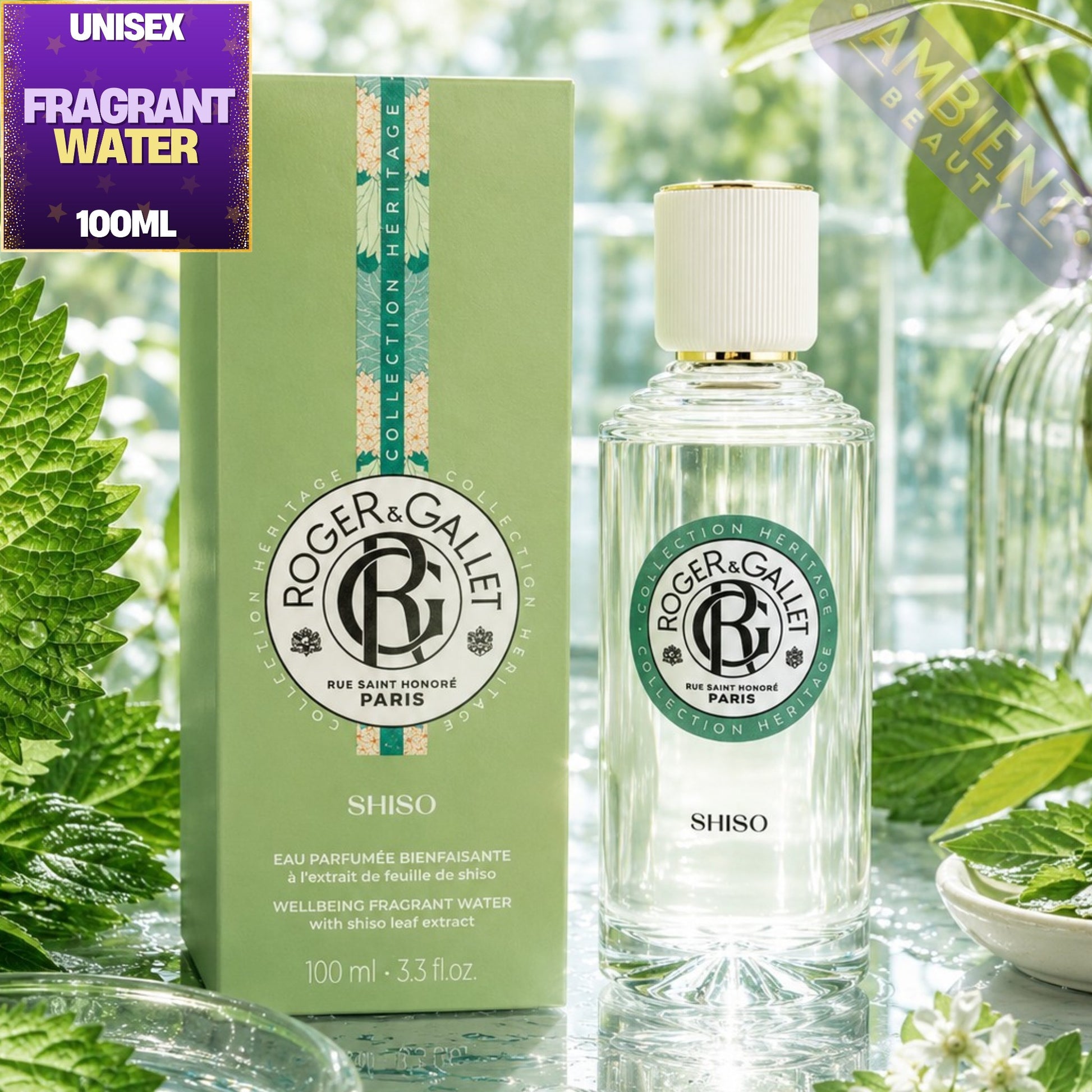 Roger & Gallet Shiso Wellbeing Scented Water Bottle