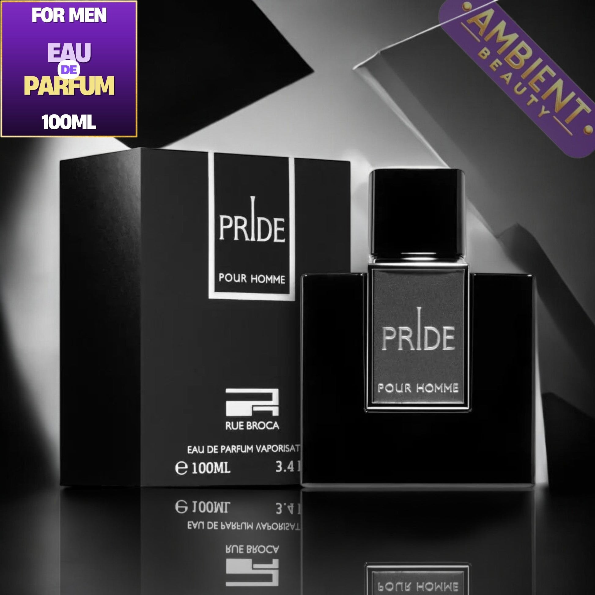 RUE BROCA Pride Pour Homme Eau De Parfum 100ml by Afnan Afnan Ambient Beauty
