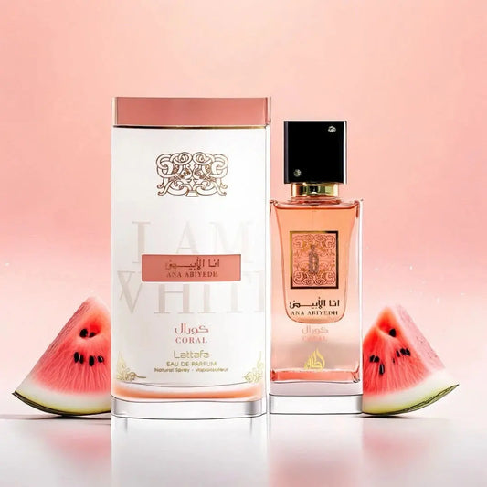 LATTAFA Ana Abiyedh Coral Eau De Parfum 60ml Lattafa Ambient Beauty